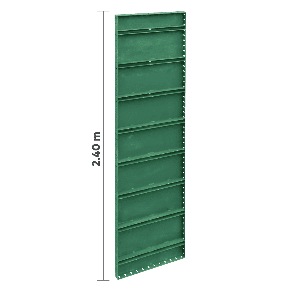 PANEL METÁLICO 2.4 M X 0.50 M